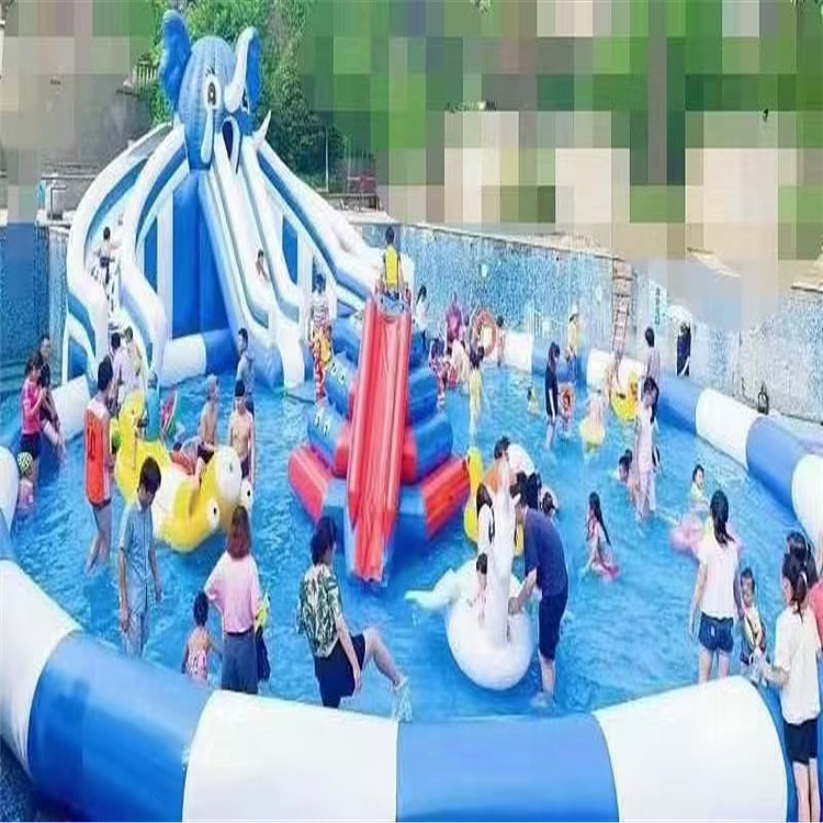 主题支架游泳池租赁水上冲关玩具出售户外大型水乐园