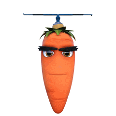 那个会飞的萝卜微信表情现身！请收下这颗萝卜呦~~（图ZNTI1NzAwNjg=） - 网络表情 - 站酷设计师maxzeng原创素材 - 站酷ZCOOL