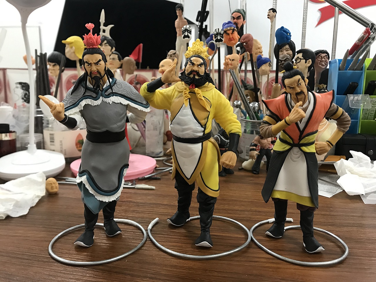 康健面塑作品《西游妖王》
