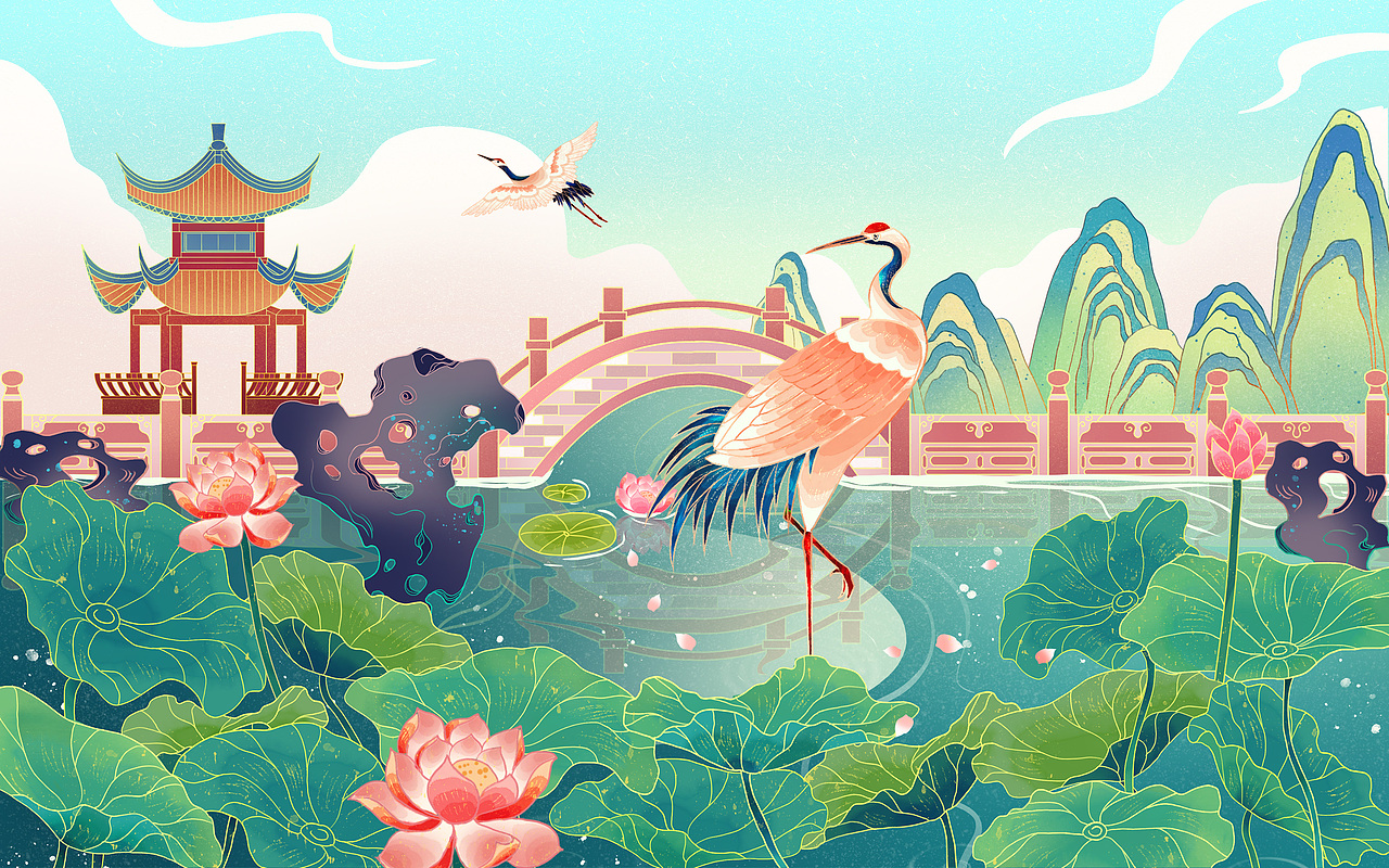 国潮包装插画（图ZMzA3NzQ0Mzg4） - 商业插画 - 站酷设计师画画的洛洛L原创素材 - 站酷ZCOOL