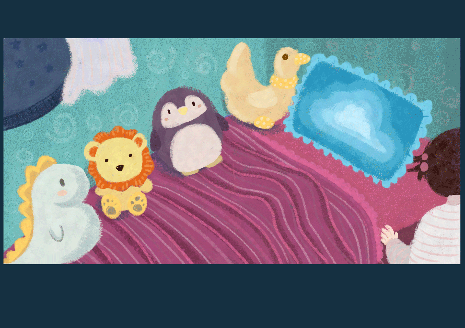 翻页游戏绘本《躲猫猫》|插画|绘本|冷色调winyang - 原创作品 - 站酷