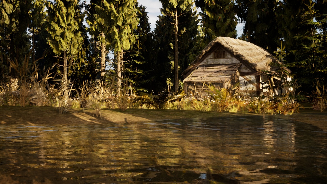 ue5中世纪村庄场景练习