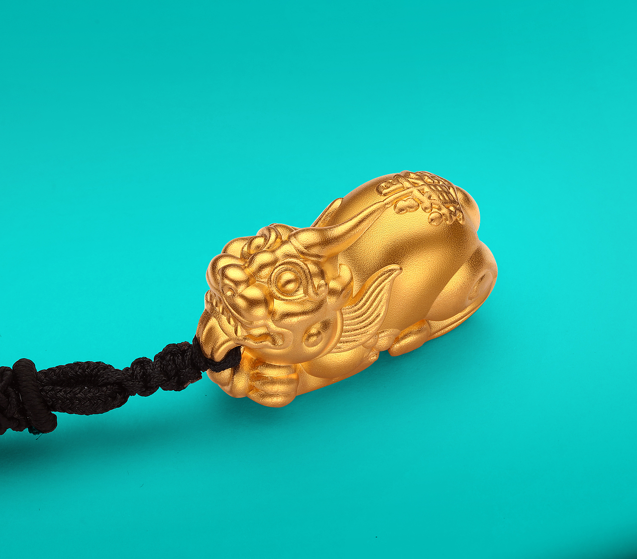 3d硬金貔貅与古法硬金貔貅修图内有原图对比