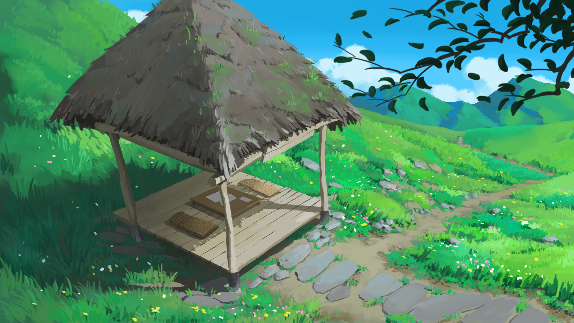 日系场景|插画|游戏原画|行之lv - 原创作品 - 站酷 (zcool)