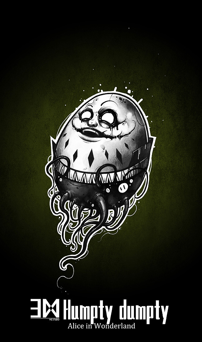 爱丽丝梦游仙境（图ZMjI0MDMwMDc2） - 商业插画 - 站酷设计师一蜘大蛛原创素材 - 站酷ZCOOL