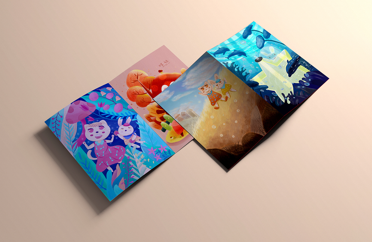 活力兔和好奇喵的旅行1