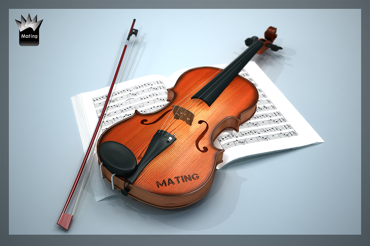 3D小提琴|三维|机械/交通|马天意mating - 原创作品 - 站酷 (ZCOOL)
