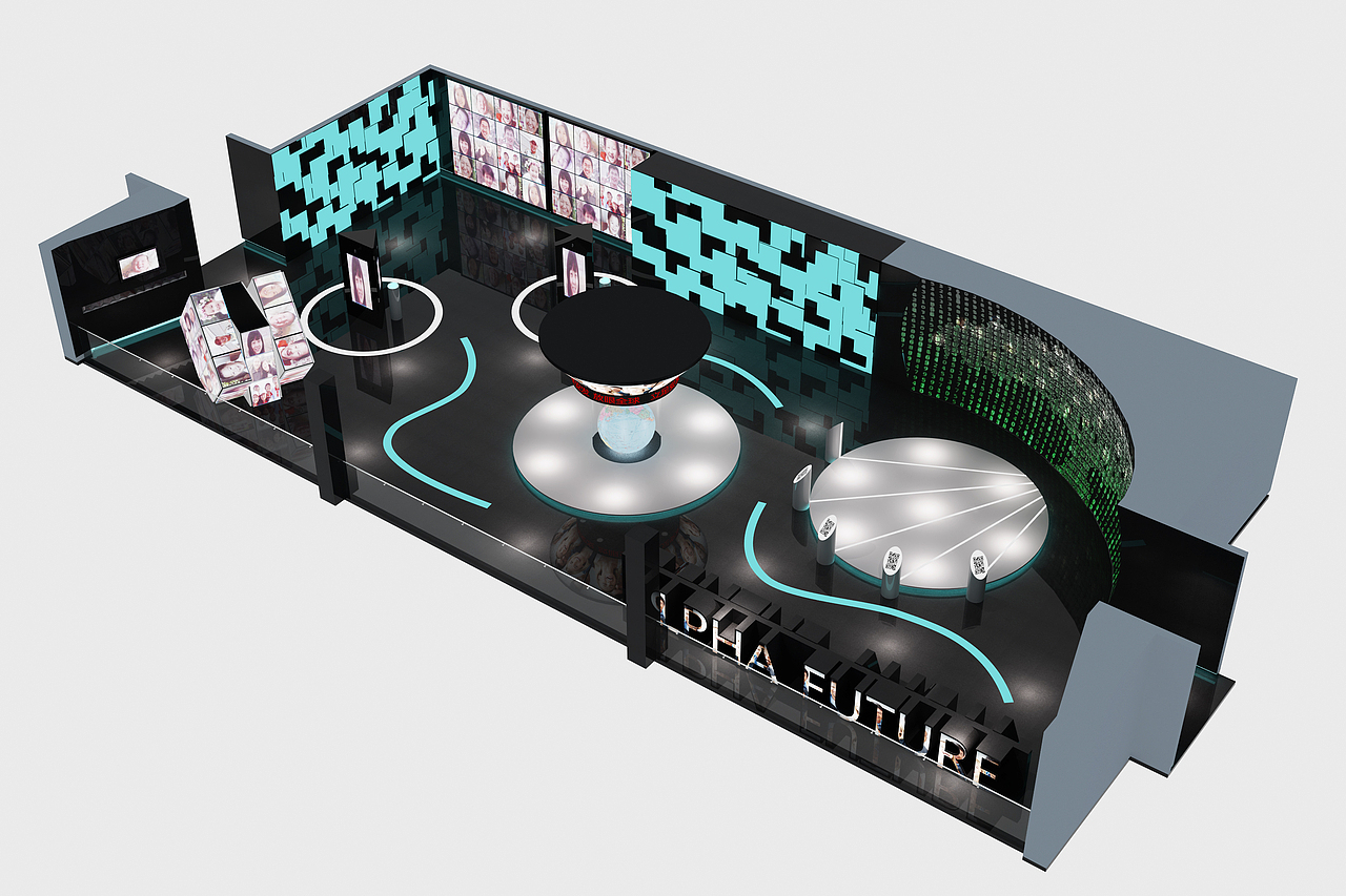 展厅效果图作品