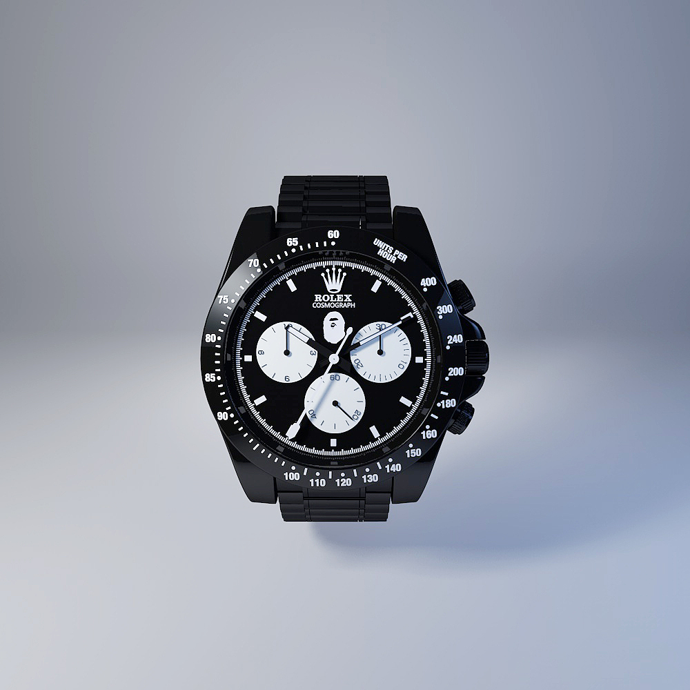 c4d手表建模动画