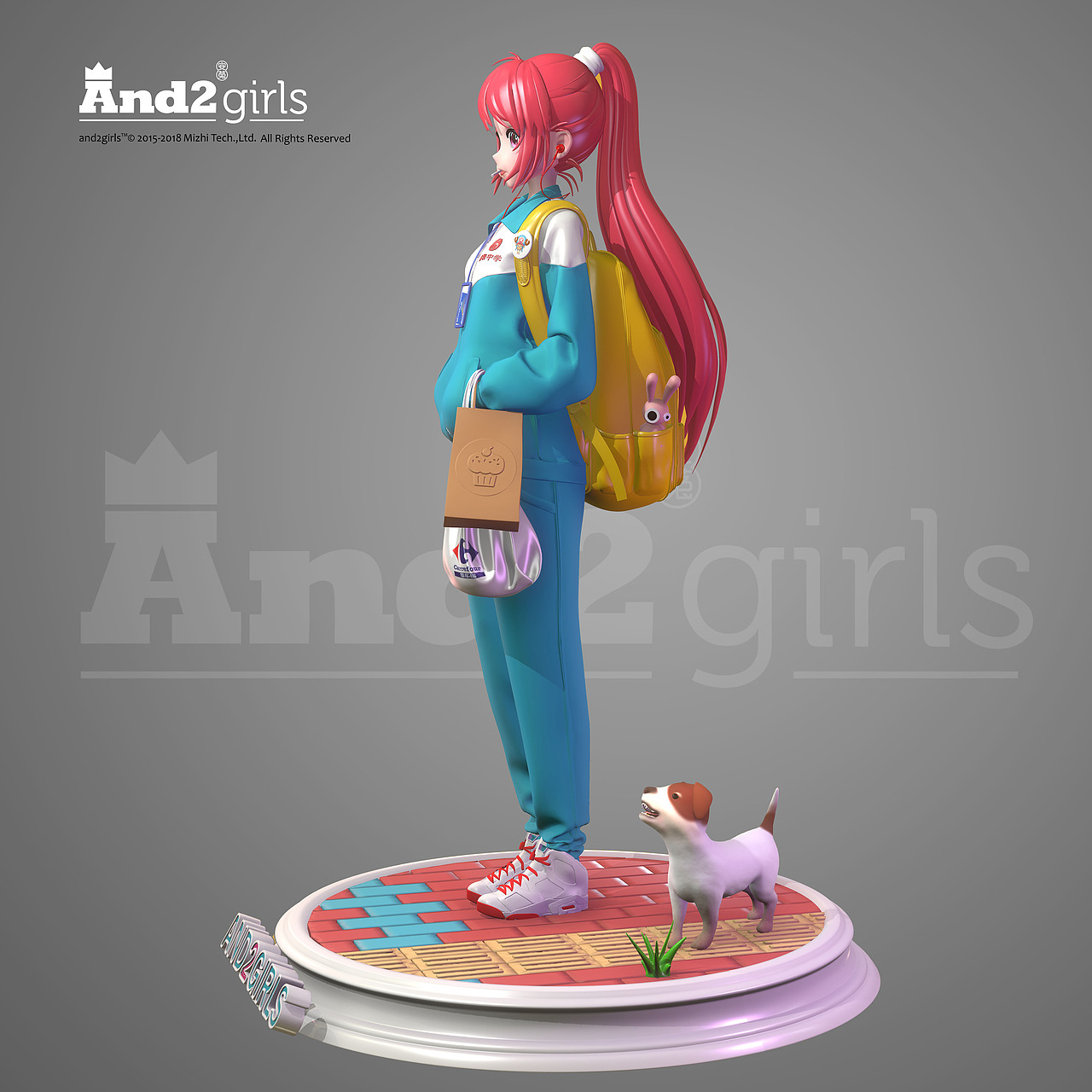 And2Girls-安菟*虚拟偶像*校服小姐姐（图ZMTI1MTE5MTk2） - 动画片 - 站酷设计师StraightenUP原创素材 - 站酷ZCOOL