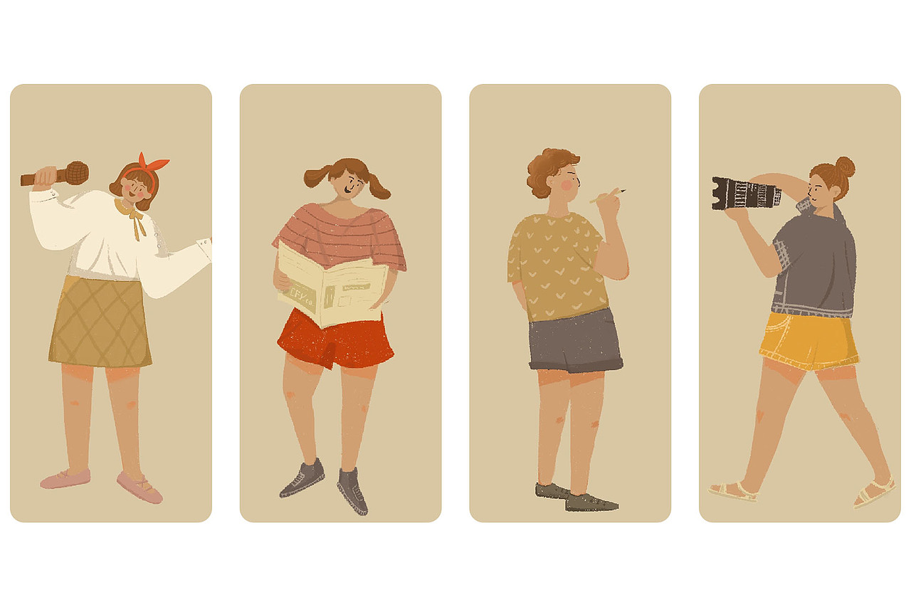 happy day（图ZMjI4MzMyMTUy） - 商业插画 - 站酷设计师ccsirini原创素材 - 站酷ZCOOL