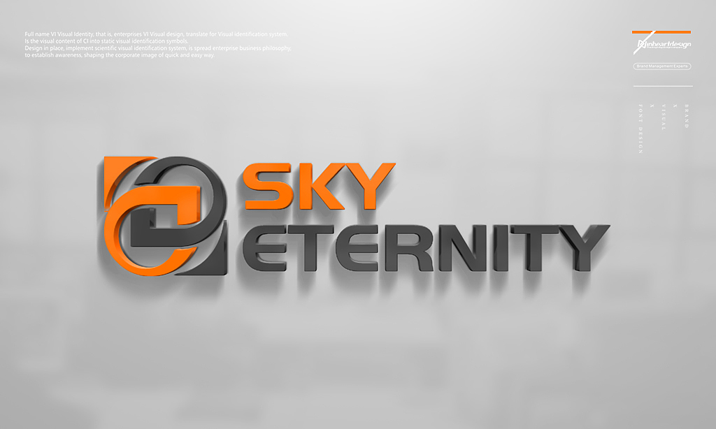 天一久sky-eternity品牌VIS识别系统设计-因心设计
