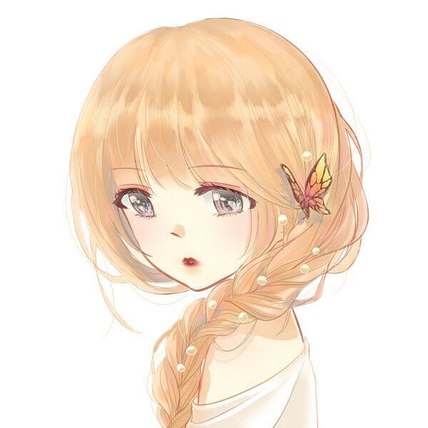 少女 蝴蝶 头像|其他|其他|葱某 - 原创作品 - 站酷 (zcool)
