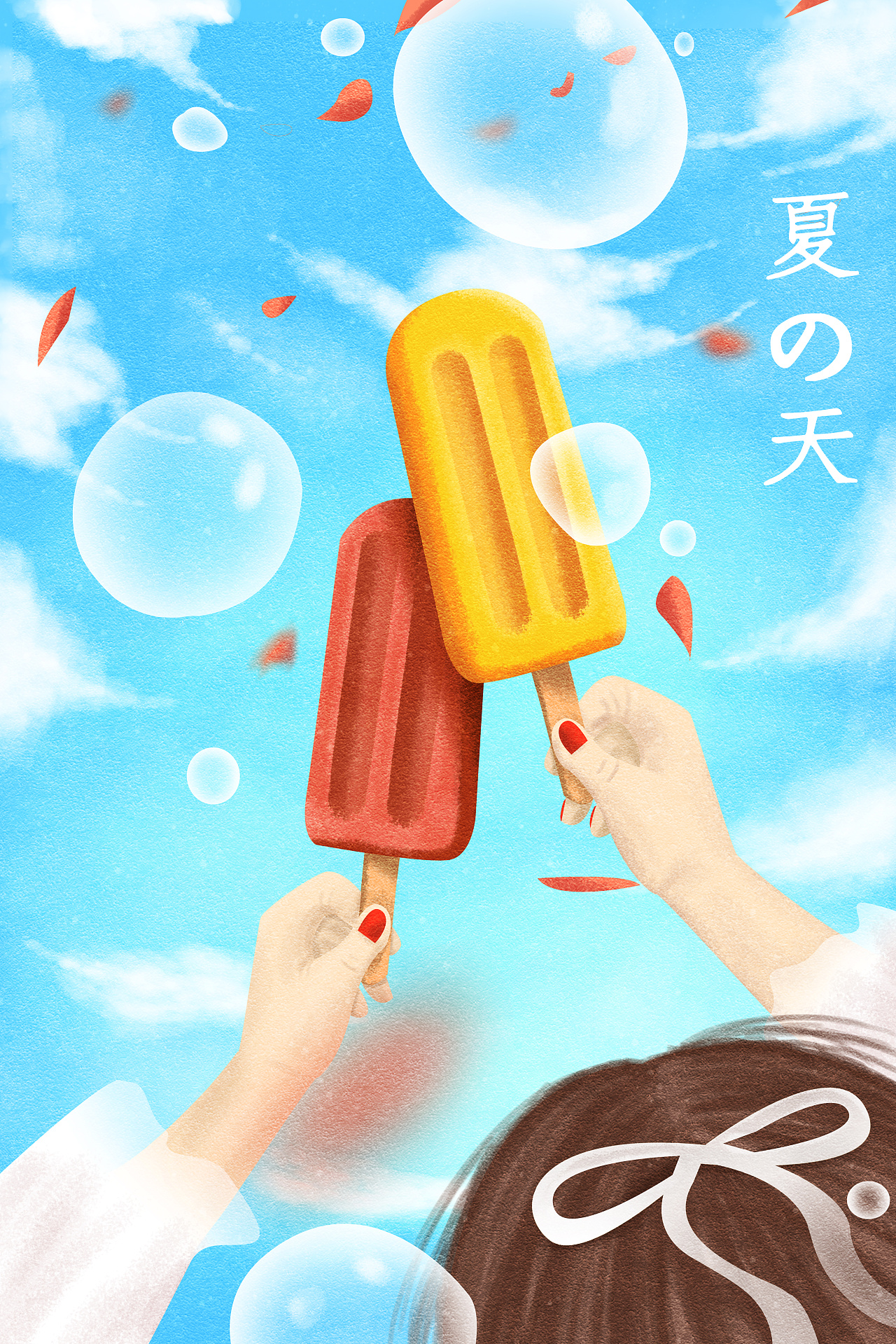 冰棒吧|插画|商业插画|微笑的鱼ww - 原创作品 - 站酷 (zcool)