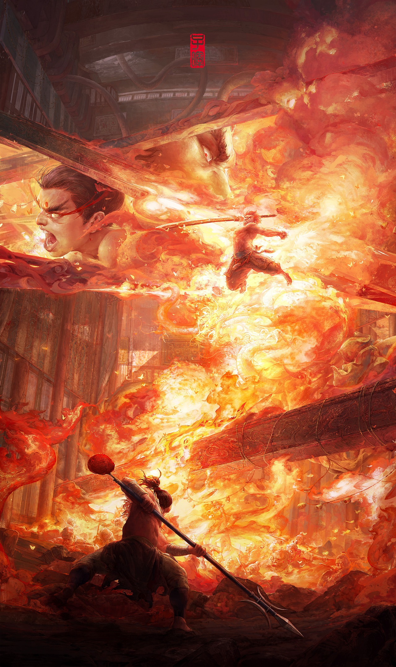 《楚歌》系列第二段(图ZMjUwNDUyOTQ4) - 游戏原画 - 站酷设计师徐子晖cicman原创素材 - 站酷ZCOOL
