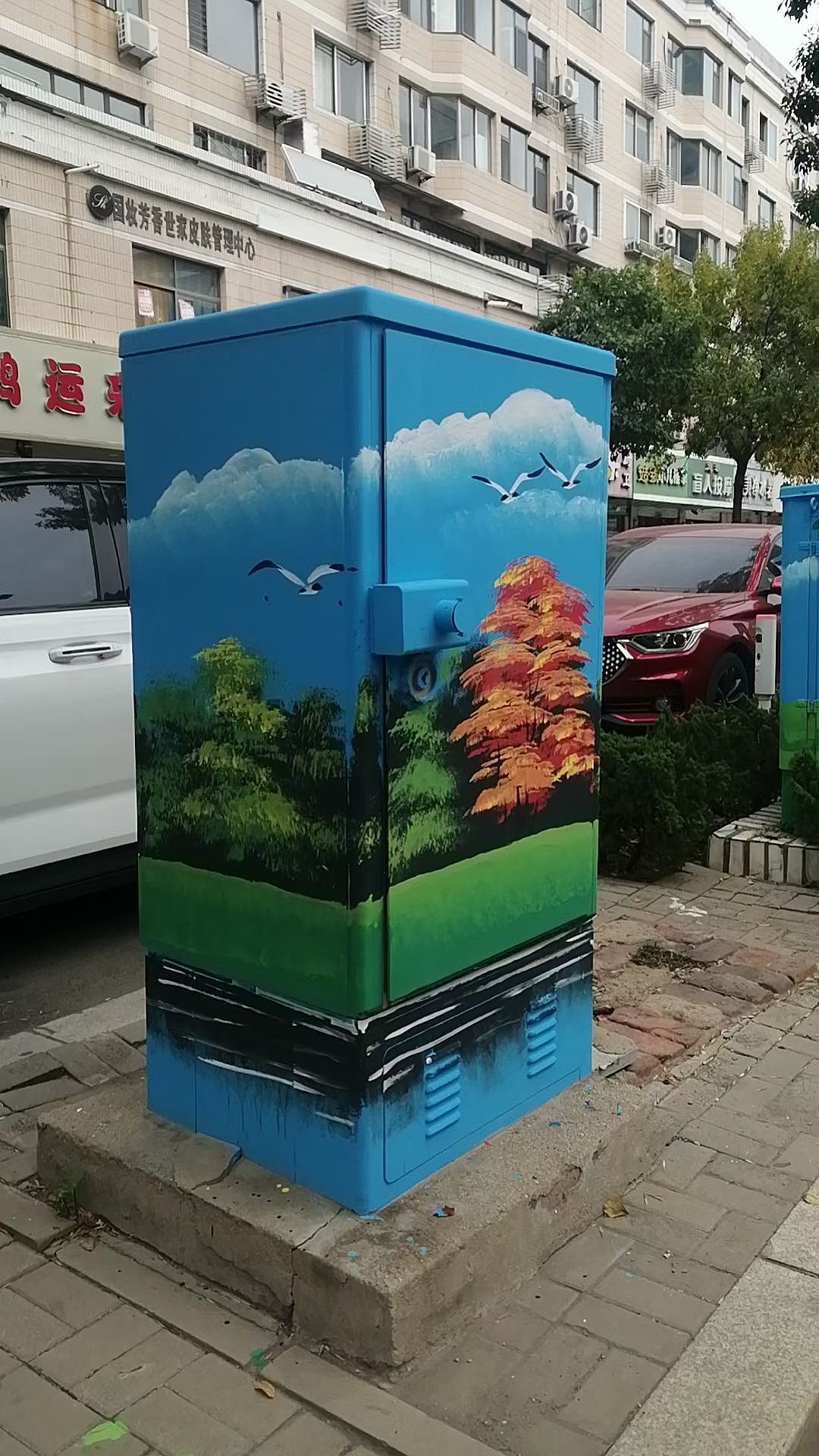 配电箱 基站柜 电表箱 集装箱彩绘图片分享13461460833