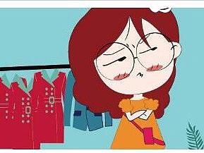 小美美表情包向大家问好