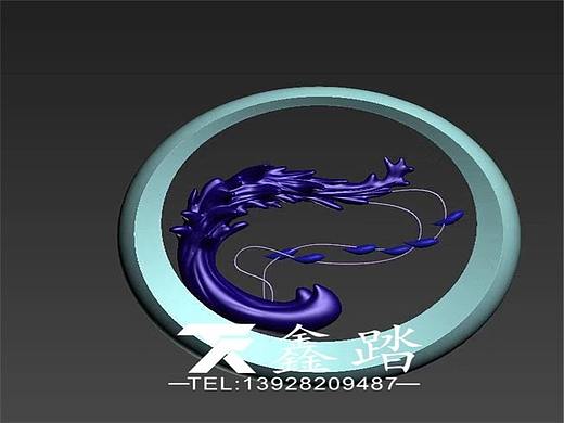 售楼部水池中央圆形不锈钢鲤鱼浪花雕塑形成向上的气氛