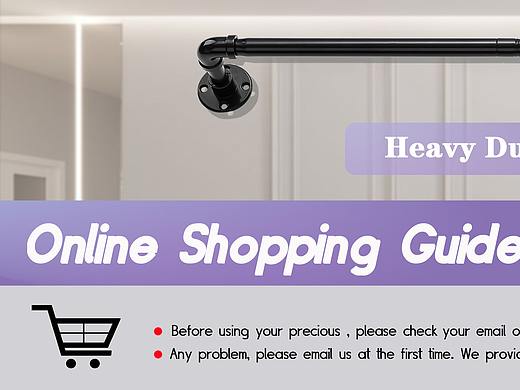 亚马逊伸缩窗帘杆说明书