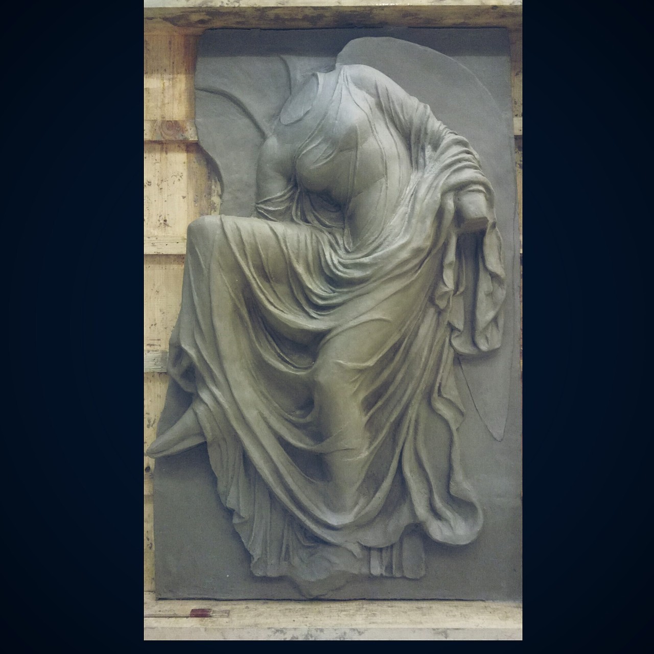 新临摹的一件高浮雕