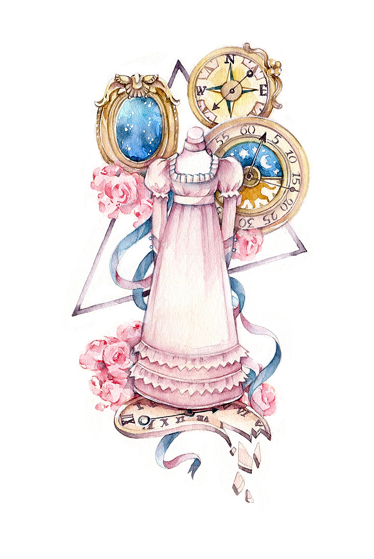 水彩贴纸稿件《定格*2》