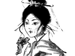 《棠白》頭像插畫