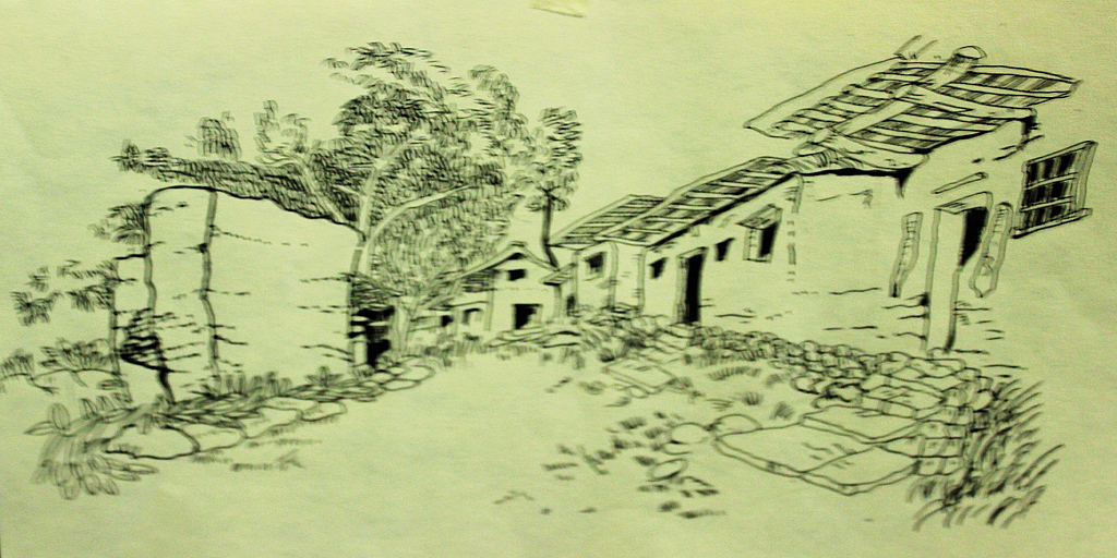 场景速写（图ZNTU3NzY1Ng==） - 商业插画 - 站酷设计师陈阿格原创素材 - 站酷ZCOOL