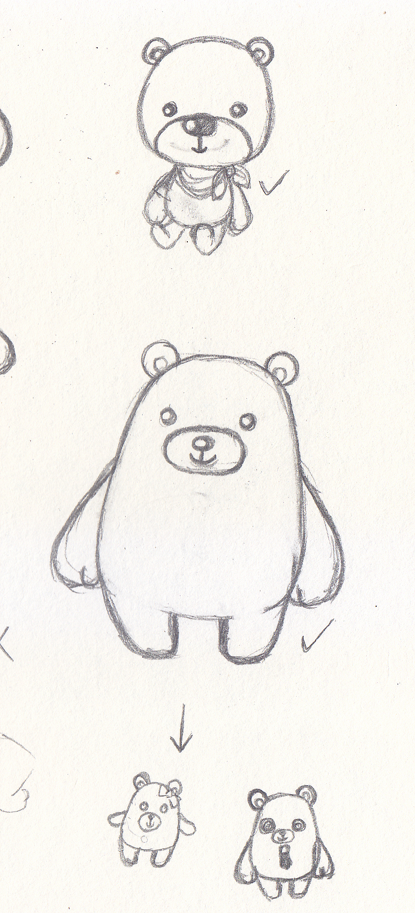 先找大量参考图,好多时设计卡通公仔形象我一般先上淘宝找熊公仔,我个人觉得如果设计得大众化和其他市面上的一样那就没什么必要了,要设计,就是跟别一不一样的,哈哈,只有这个辨识度才能高嘛。