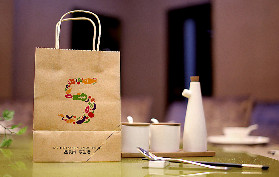 食尚伍味 - 品牌形象设计（图ZNTExNjc5MzI=） - 品牌 - 站酷设计师禾急设计原创素材 - 站酷ZCOOL