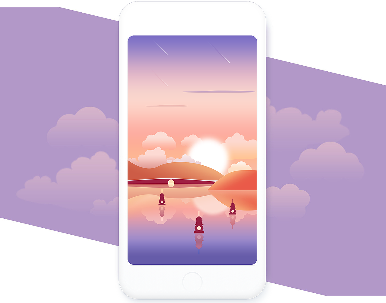 天气插画（附AE动效）