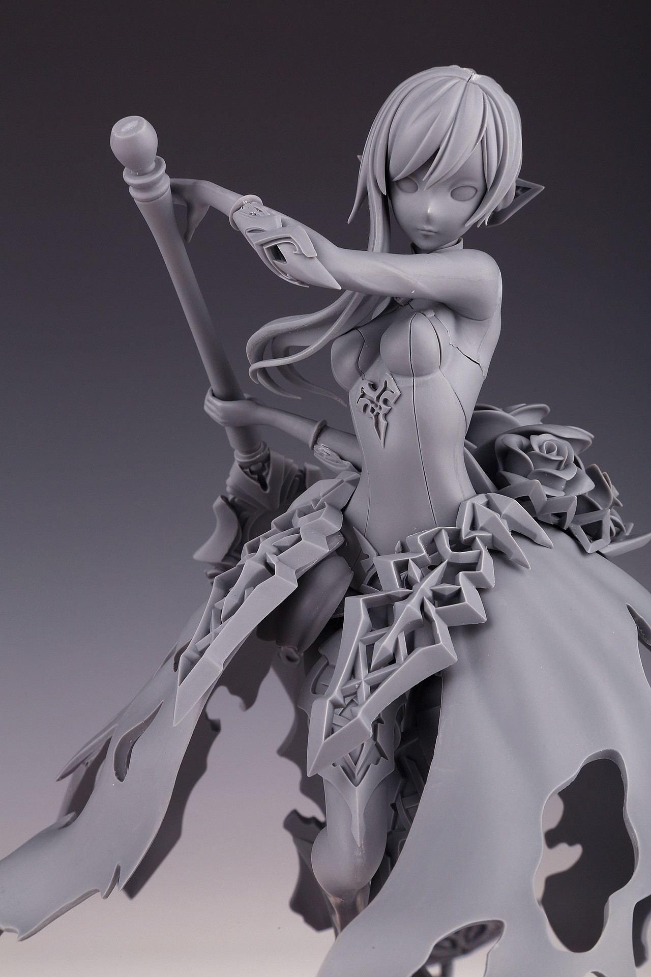 死亡爱丽丝白雪正义3d建模打印手办原型