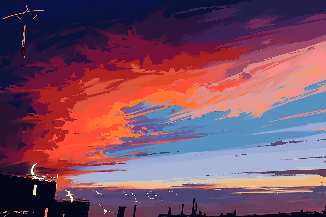 2021 iPad绘画半年部分作品小结（图ZMjU3MjczNTAw） - 创作习作 - 站酷设计师Fangpeiii原创素材 - 站酷ZCOOL