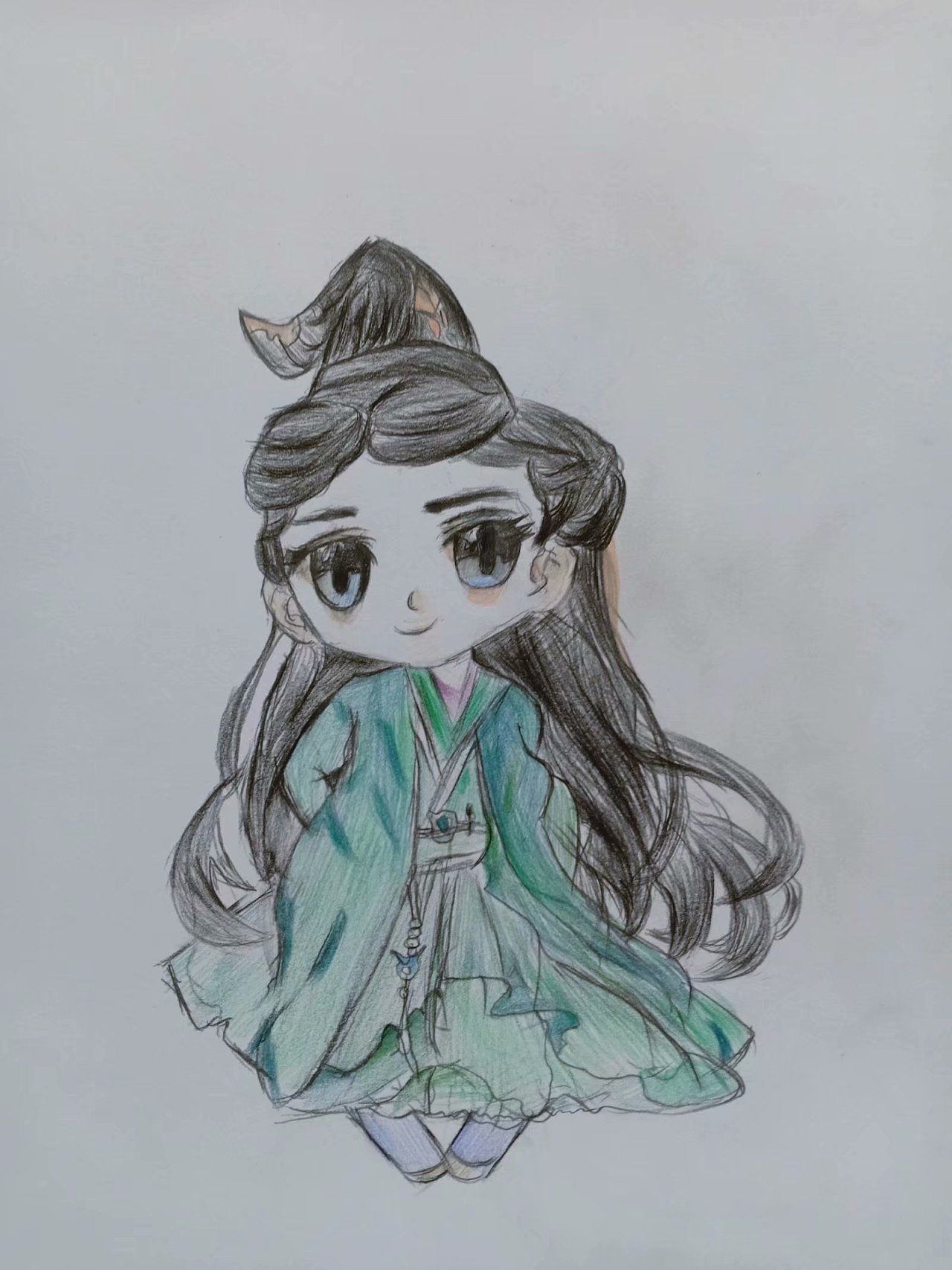 临摹的碧瑶手绘镇江 |                      