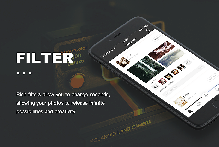 Filter APP Design（图ZODI3OTg2MDg=） - APP界面 - 站酷设计师Ivyy11原创素材 - 站酷ZCOOL