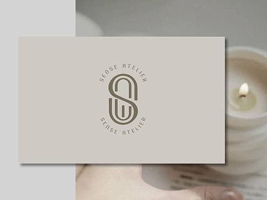 感受品味sense～高级简约蜡烛香薰logo设计
