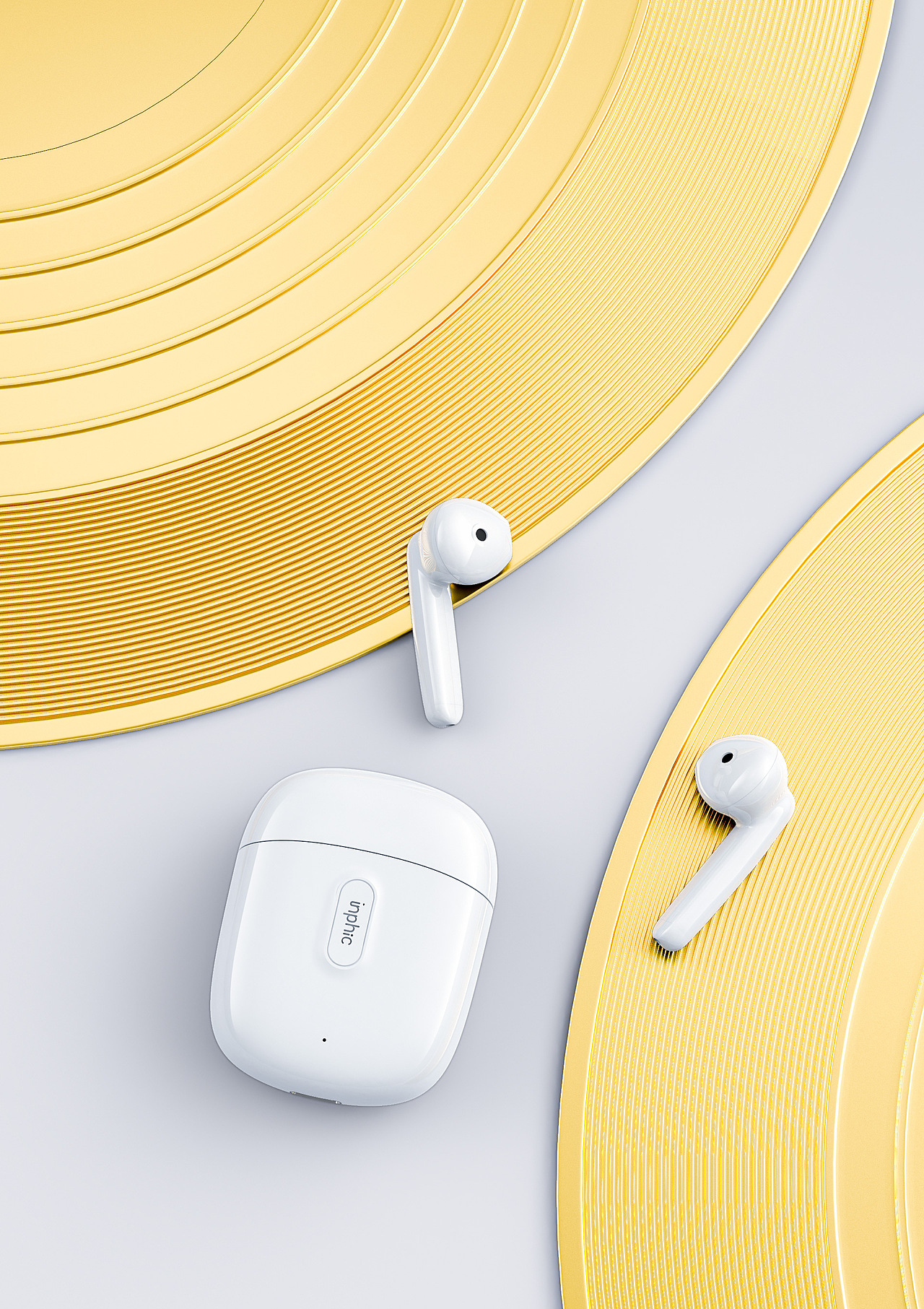 产品渲染-蓝牙耳机两款