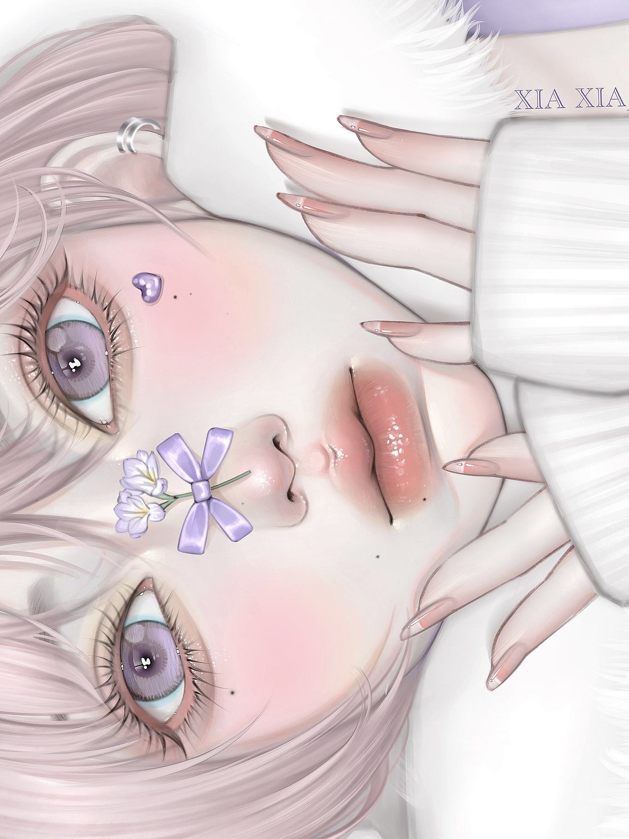 画的一些紫色（图ZMzYwMjMzOTMy） - 创作习作 - 站酷设计师虾虾_zi原创素材 - 站酷ZCOOL