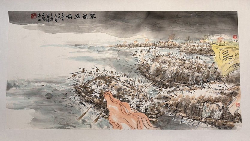 三国演义水墨插画系列（图ZMzY2NzA1Mjk2） - 创作习作 - 站酷设计师无趣水墨原创素材 - 站酷ZCOOL