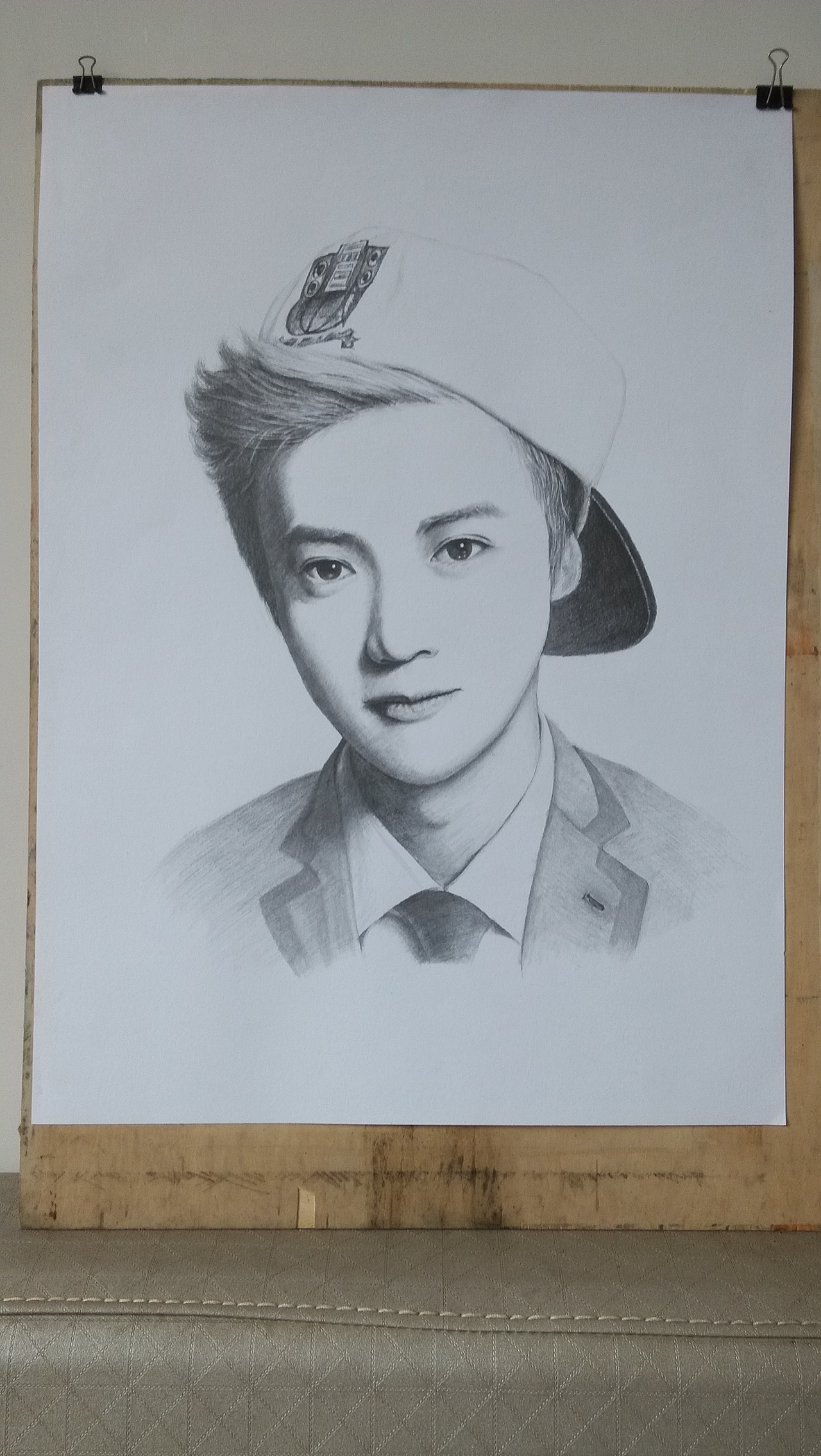 凡熙画室～明星素描系列～鹿晗