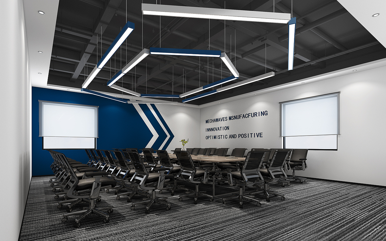 穿越到未来的公司 室内设计装修 办公室 科技 效果图（图ZMTg0ODE1NzQ4） - 家装设计 - 站酷设计师喜马设计原创素材 - 站酷ZCOOL