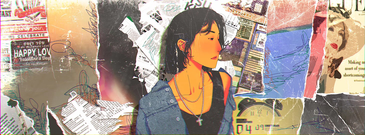 失恋（图ZMTkyODkxNzE2） - 新锐潮流插画 - 站酷设计师阳光和心脏原创素材 - 站酷ZCOOL
