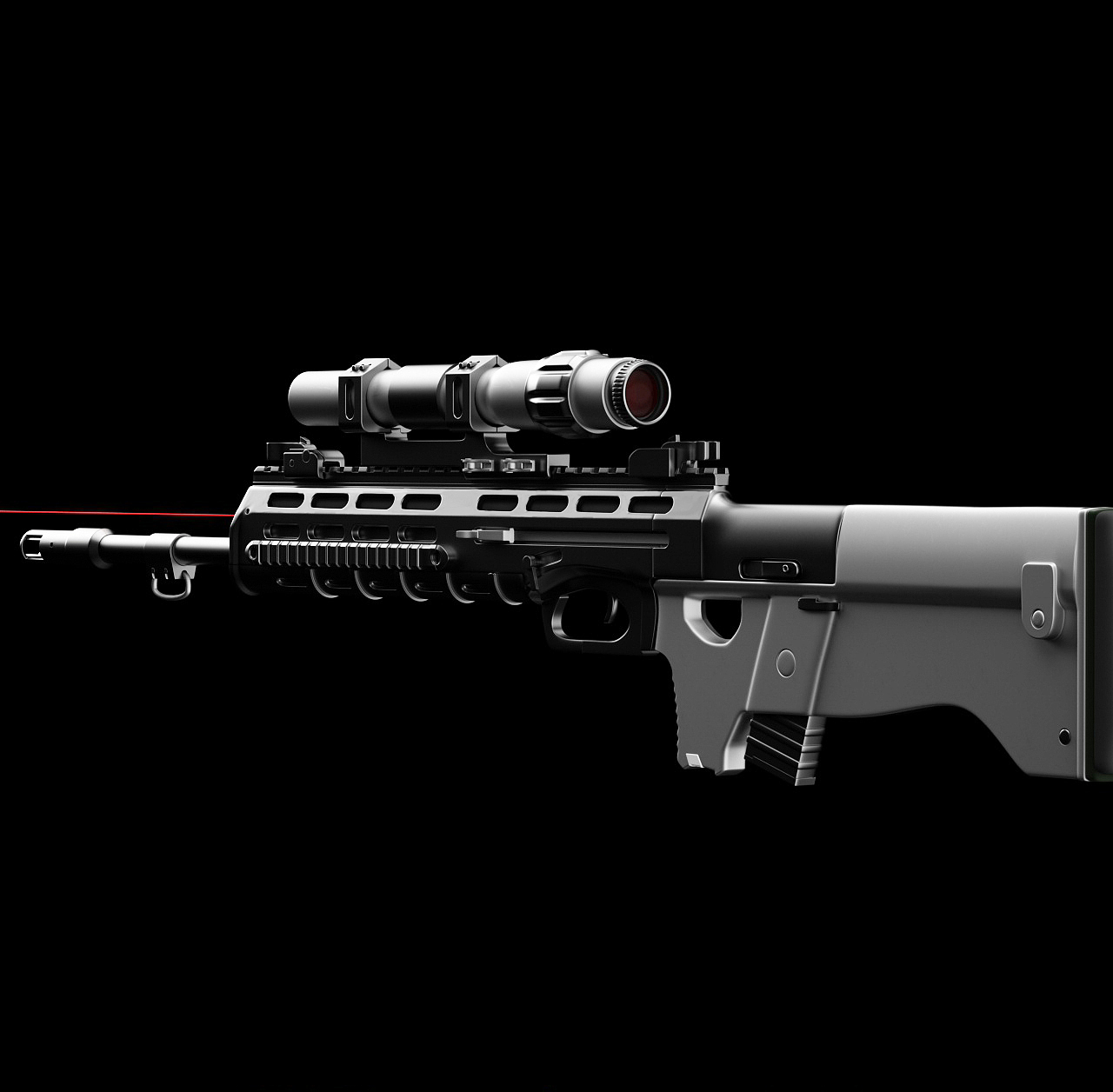 C4D建模第四把枪（图ZMTUyNDg3NDAw） - 机械/交通 - 站酷设计师皓areyou原创素材 - 站酷ZCOOL