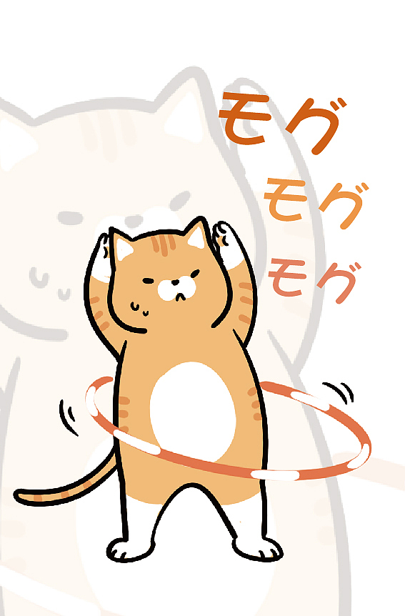 小动物运动会 插画明信片 和纸胶带套装