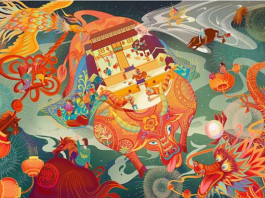 插畫合集（個人主頁-ZNTMxMDMxNTI=） - 商業(yè)插畫 - 站酷設(shè)計師花花野原創(chuàng)素材 - 站酷ZCOOL