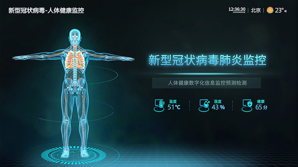 人体健康_新型冠状病毒肺炎监控（图ZMjY3NTQ3NDky） - 动效设计 - 站酷设计师Cyh慧小圈原创素材 - 站酷ZCOOL