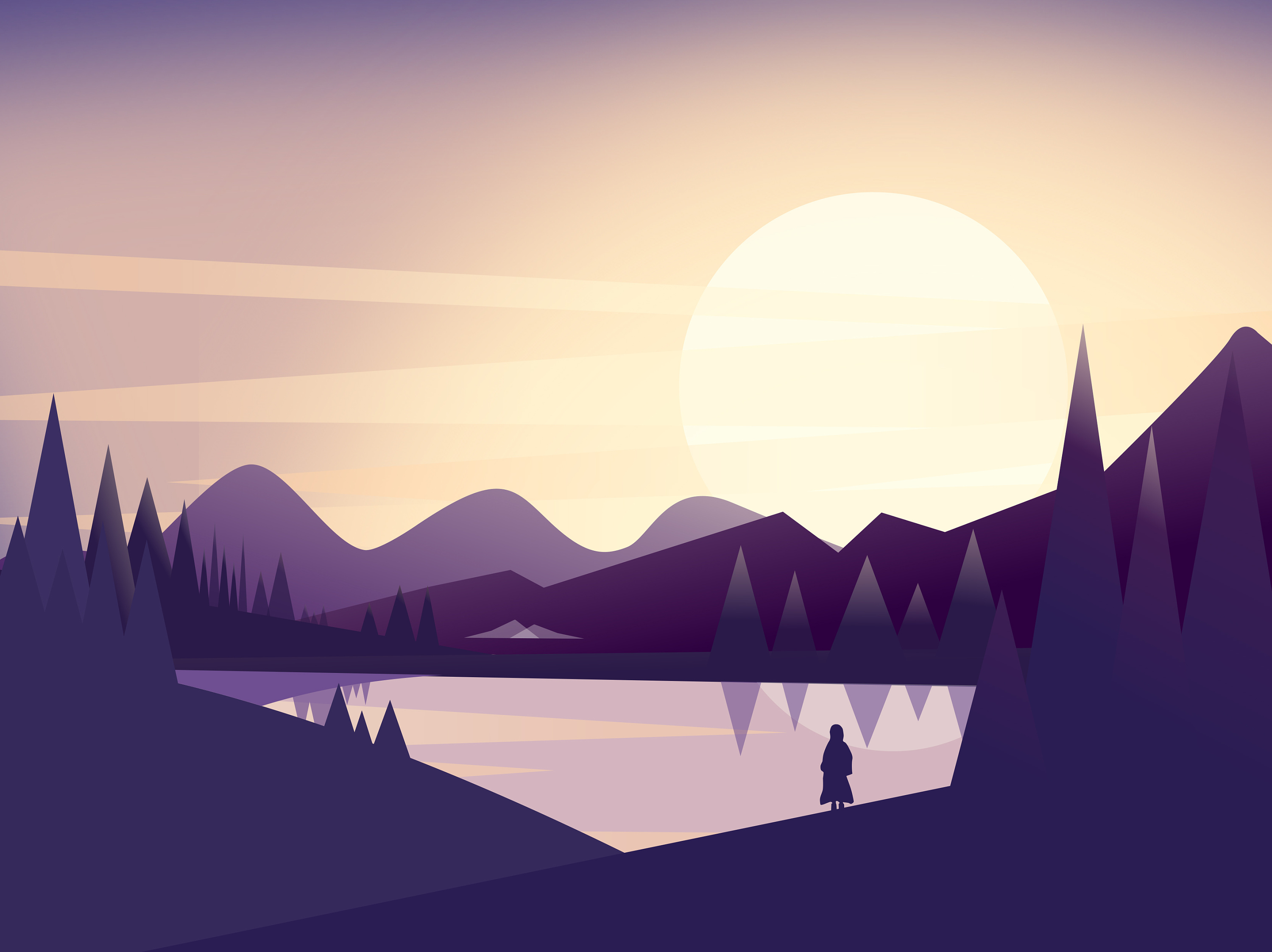 寂静|插画|插画习作|李二深 - 原创作品 - 站酷 (zcool)