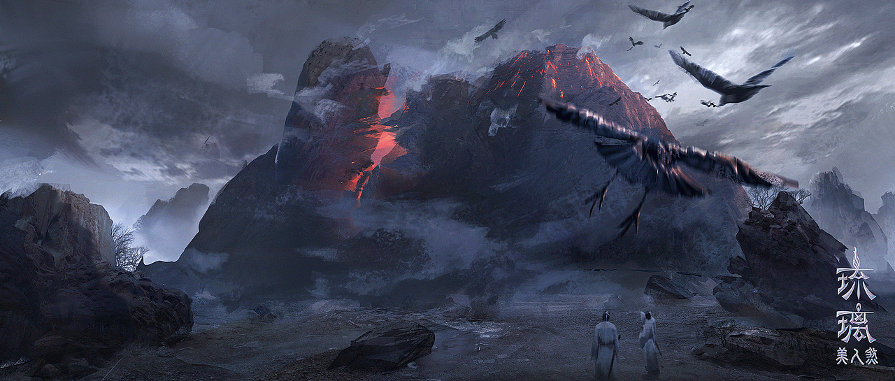 网剧《琉璃》场景 概念图（图ZMjc4NTE0MTA0） - 概念设定 - 站酷设计师原浩杰HJ原创素材 - 站酷ZCOOL