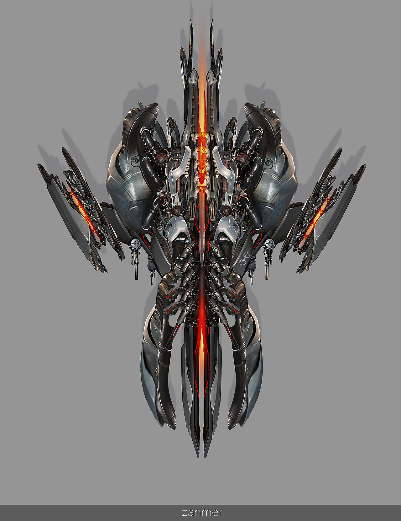 异界3-6小分队队长机（图ZMzI0MTE3ODQ=） - 概念设定 - 站酷设计师_反射角_原创素材 - 站酷ZCOOL