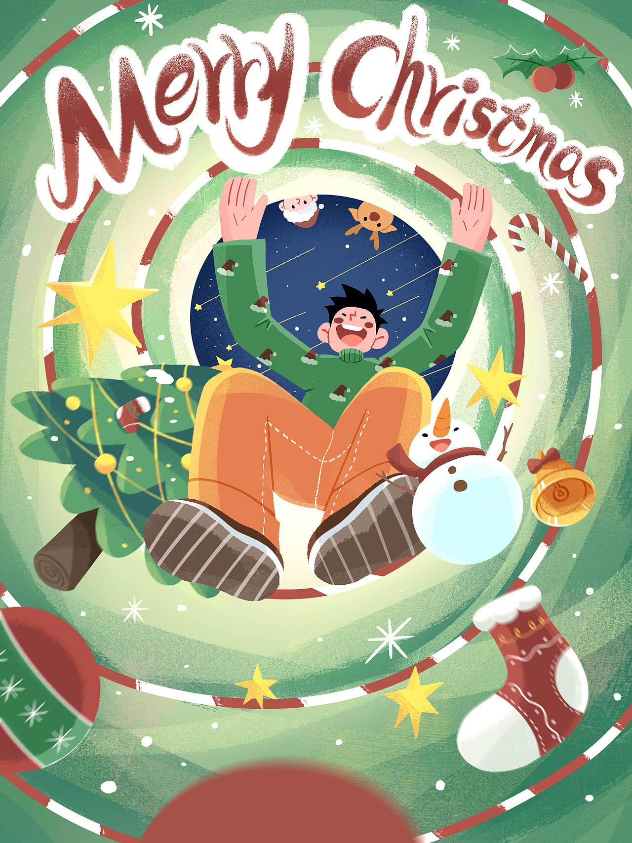 圣诞节插画