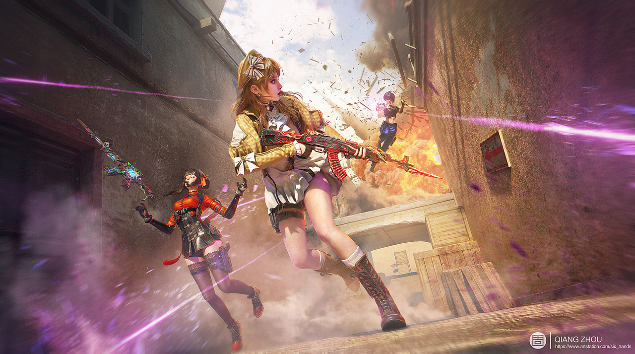 CFM宣传图巷道追击